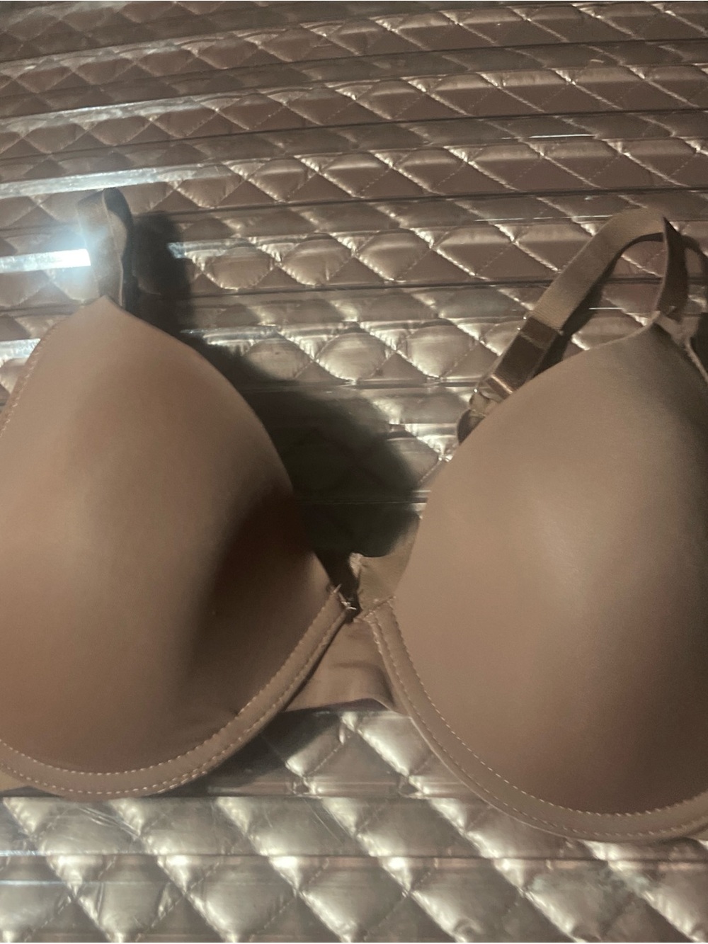 a.n.a Brown Quilted Lined Bra Inner Panel - FIT 38C